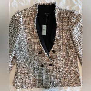 NWT NEVER WORN Anne Taylor 14P Double Breasted multi-color blazer!